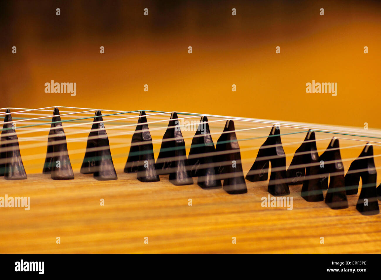 Zheng, Guzheng or Gu Zheng Chinese plucked Zither, traditional