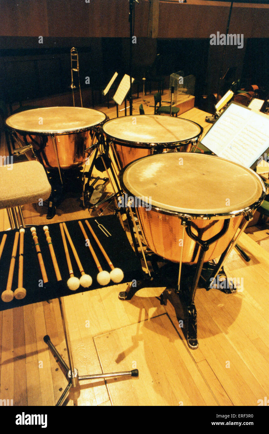 Ringer timpani / kettledrum made by Ludwig Stock Photo Alamy