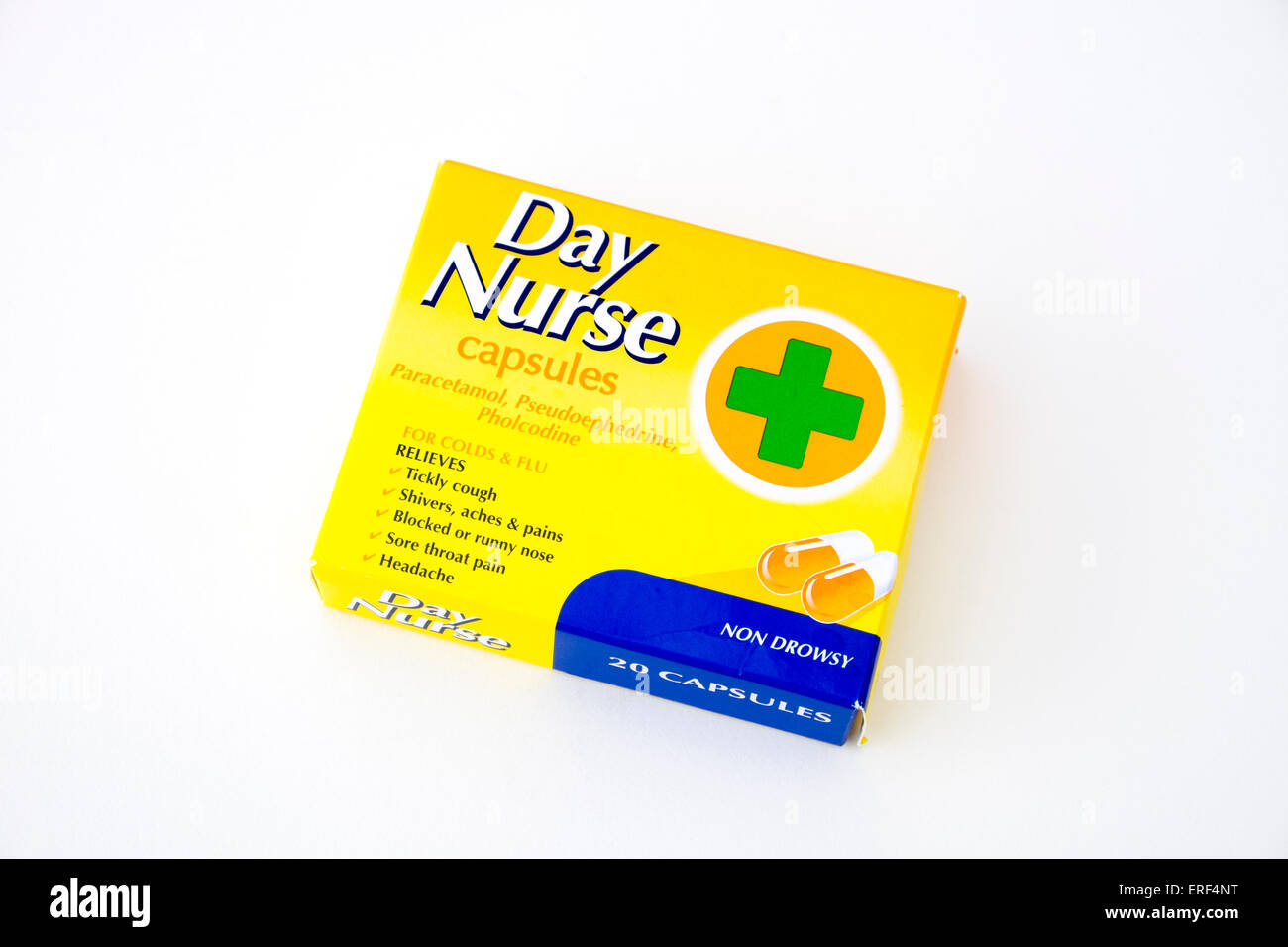 Packet of Day Nurse cold remedy capsules Stock Photo Alamy
