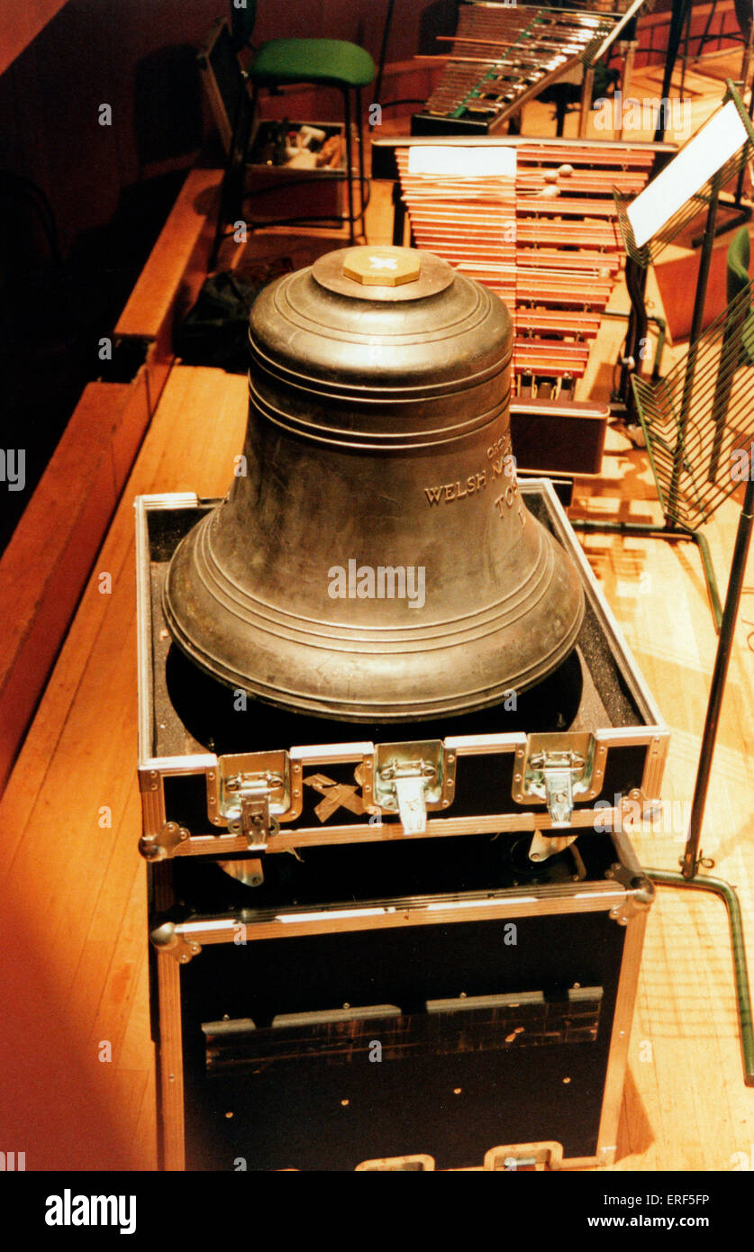 Cast church bell used in orchestral setting Stock Photo