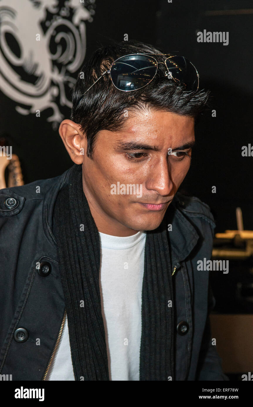 Tapan Raj of Midival Punditz at the SoCo Music Project in Southampton ...