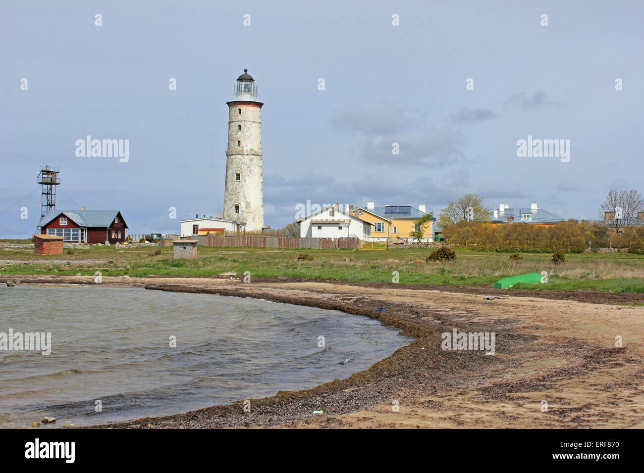 Vilsandi lighthouse Stock Photo