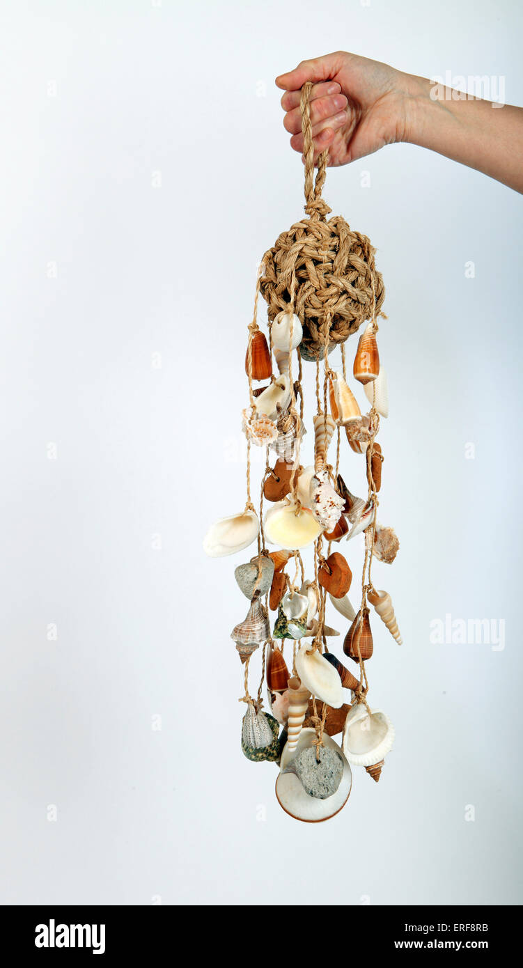 Wind Chimes - shell Stock Photo