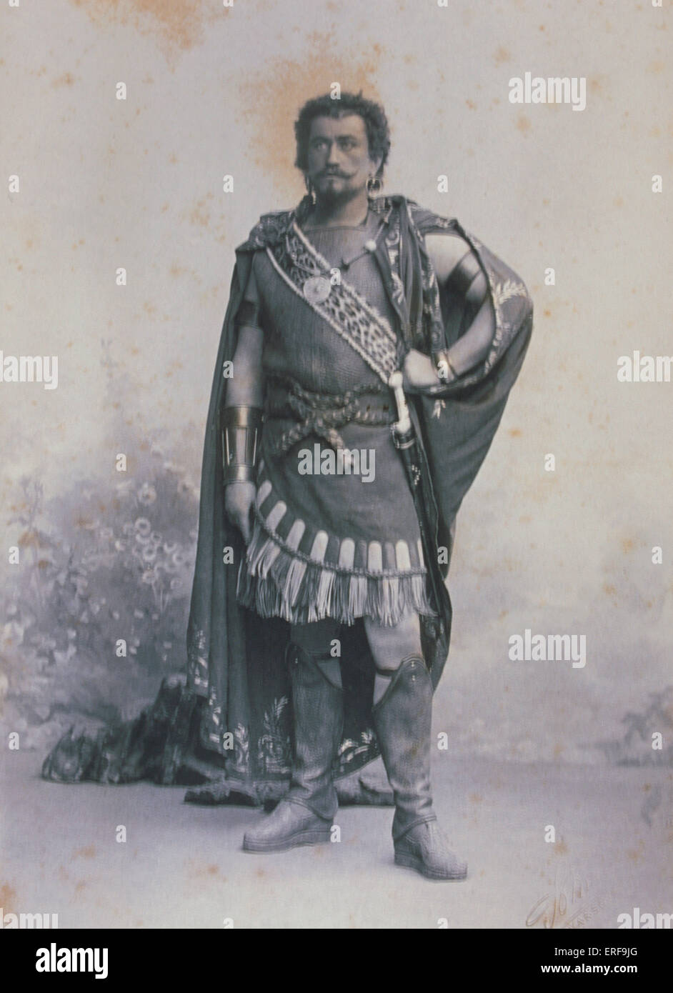 Maurice Renaud as 'Saléza' in role of Salammbô. Opera composed by Loius-Etienne-Ernest Reyer. French composer, 1823 - 1909 Stock Photo