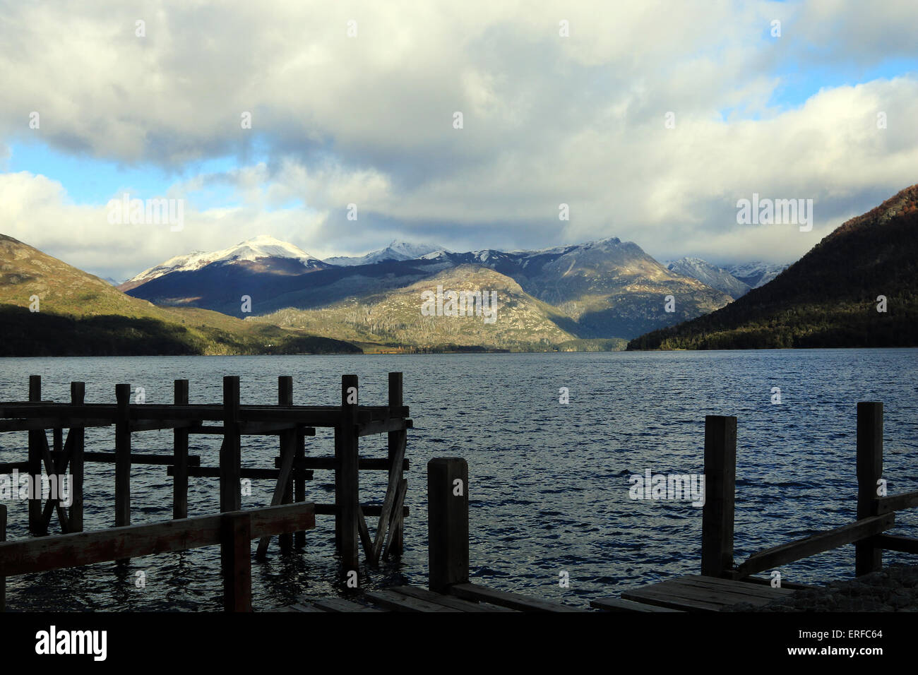 Lake (Lago) Nahuel Huapi in Patagonia Stock Photo
