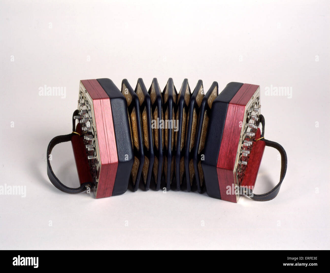 INST KEYBOARD ACCORDION CONCERTNA (open Stock Photo Alamy