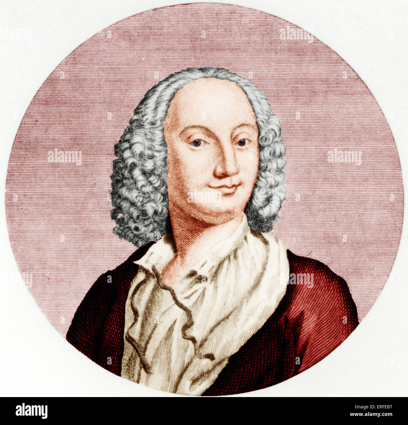 Antonio Vivaldi Italian composer & violinist, 1678-1741. Stock Photo