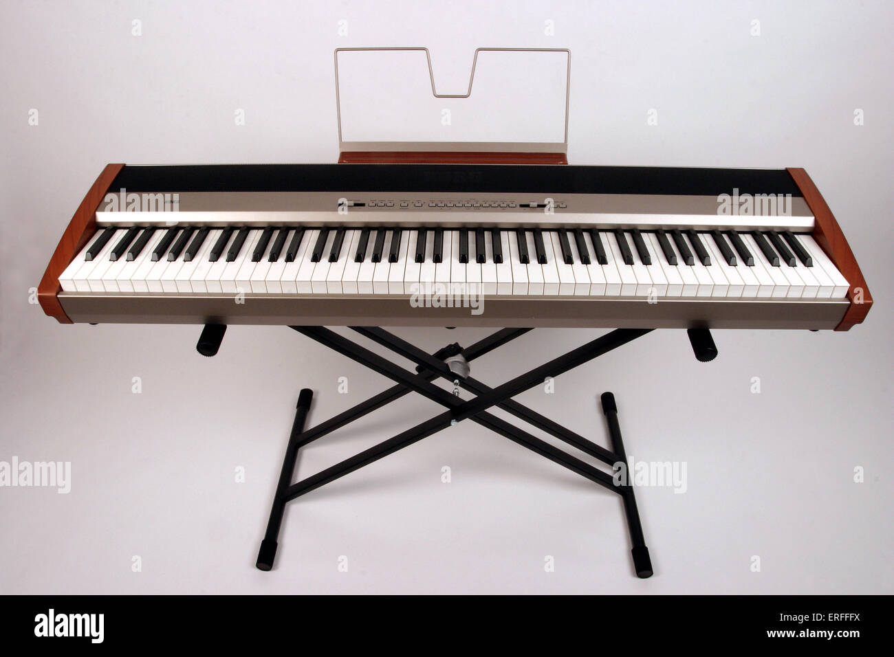 Digital piano - Korg SP300 with integral speakers Stock Photo - Alamy