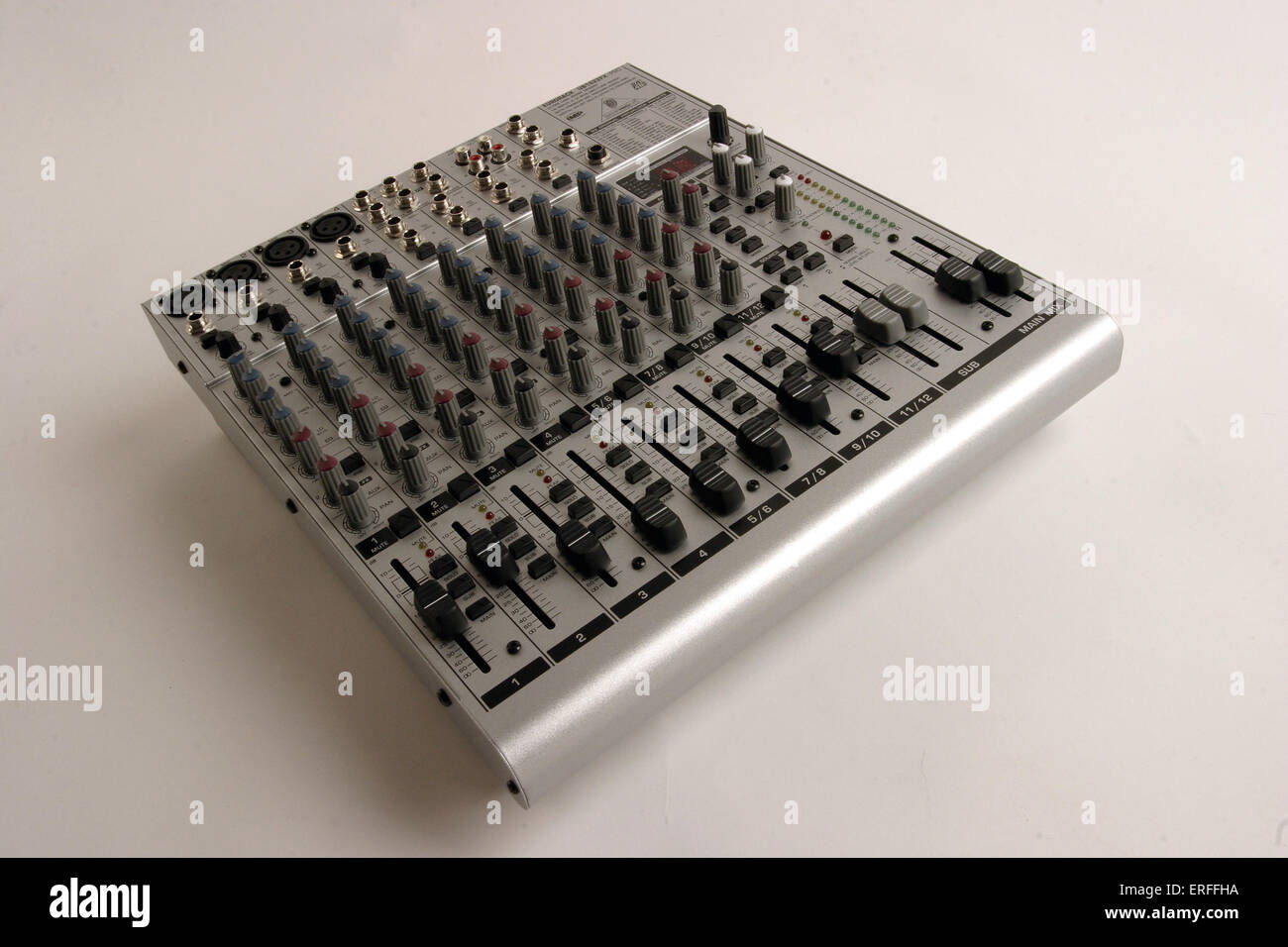 16 input Line Mixer by Behringer with 24 bit multi-FX processor Stock Photo  - Alamy