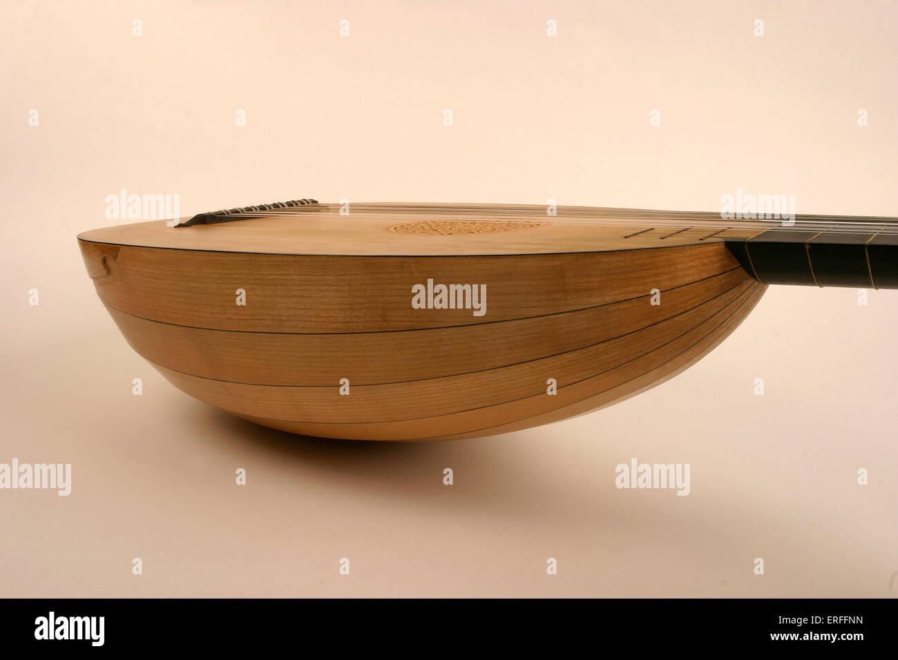 Lute instrument body Stock Photo Alamy