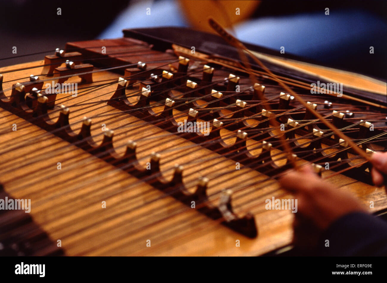 Hammer dulcimer being played Stock Photo Alamy