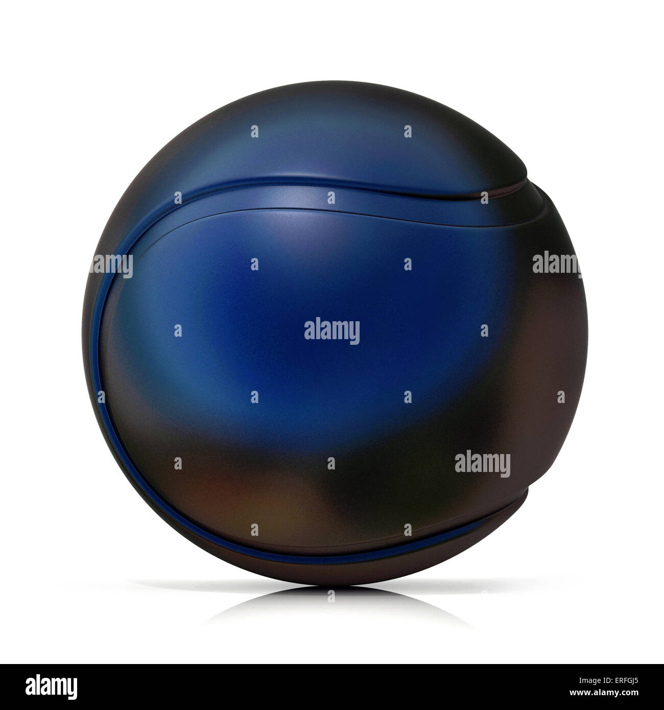 Black tennis ball, isolated on white background Stock Photo - Alamy