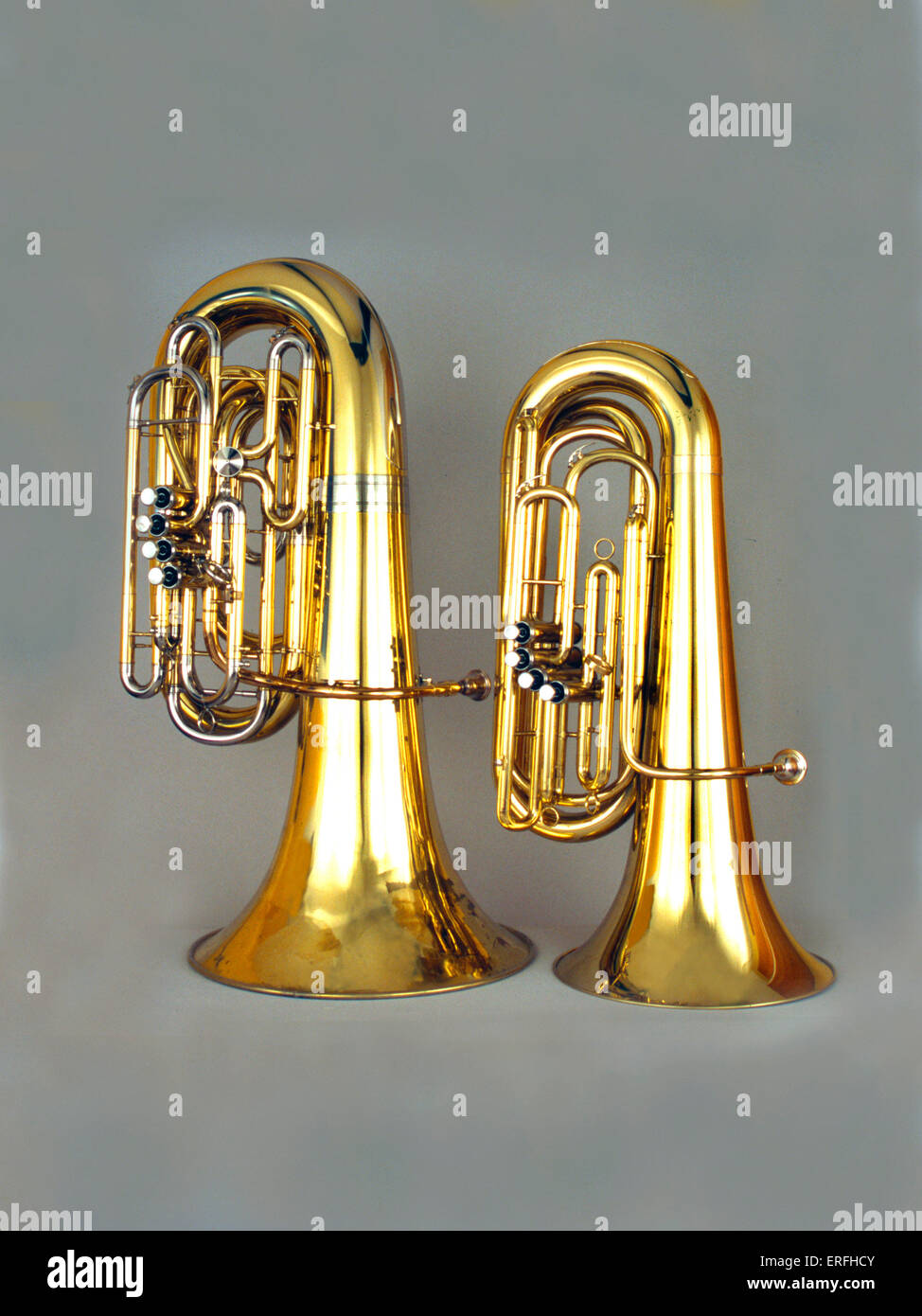 Tubas bass and contrabass Stock Photo Alamy