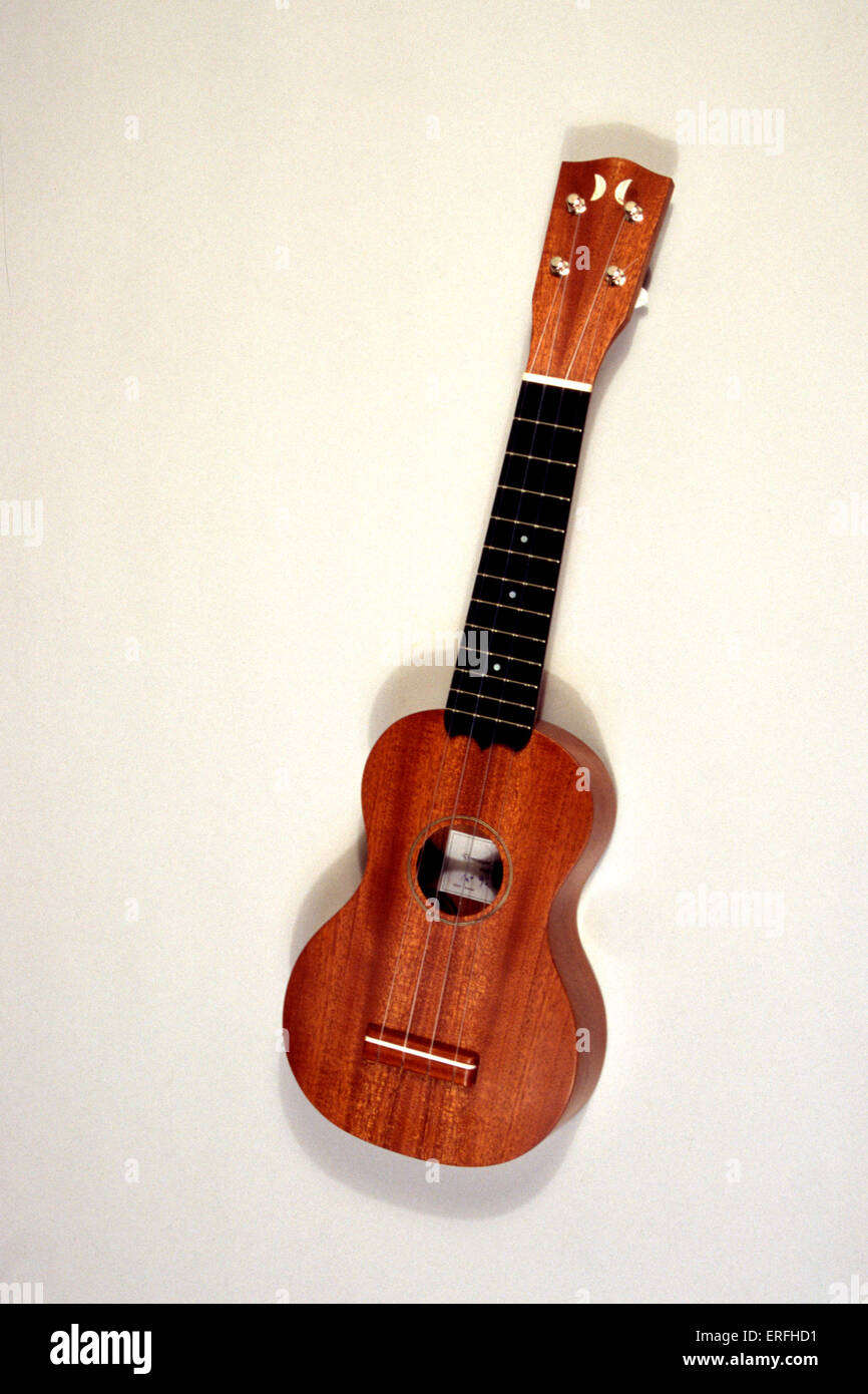 Ukulele - small Hawaiian guitar with four strings Stock Photo - Alamy