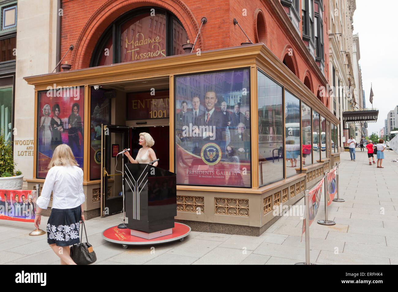 Madame Tussauds wax museum Washington, DC USA Stock Photo Alamy