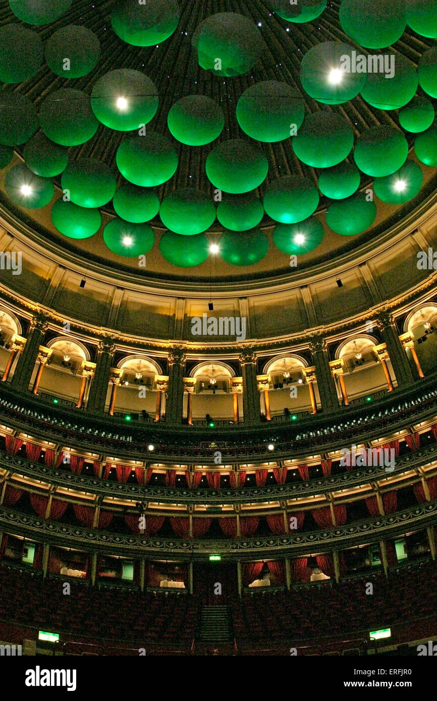 The Royal Albert Hall, London. Interior Stock Photo Alamy