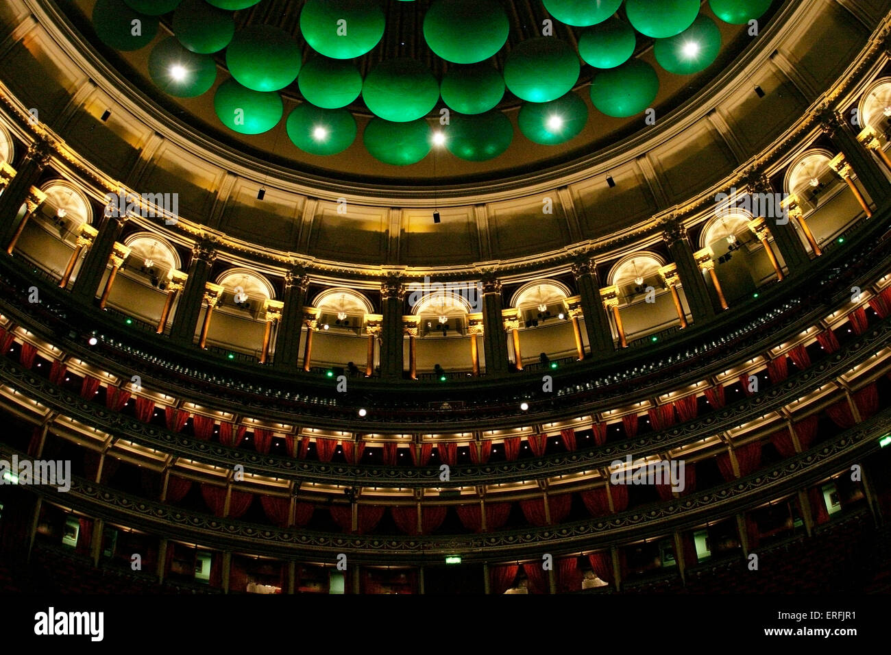 The Royal Albert Hall, London. Interior Stock Photo - Alamy