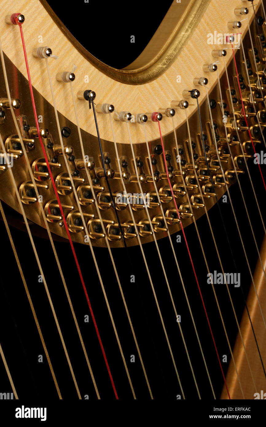 Gold harps hires stock photography and images Alamy
