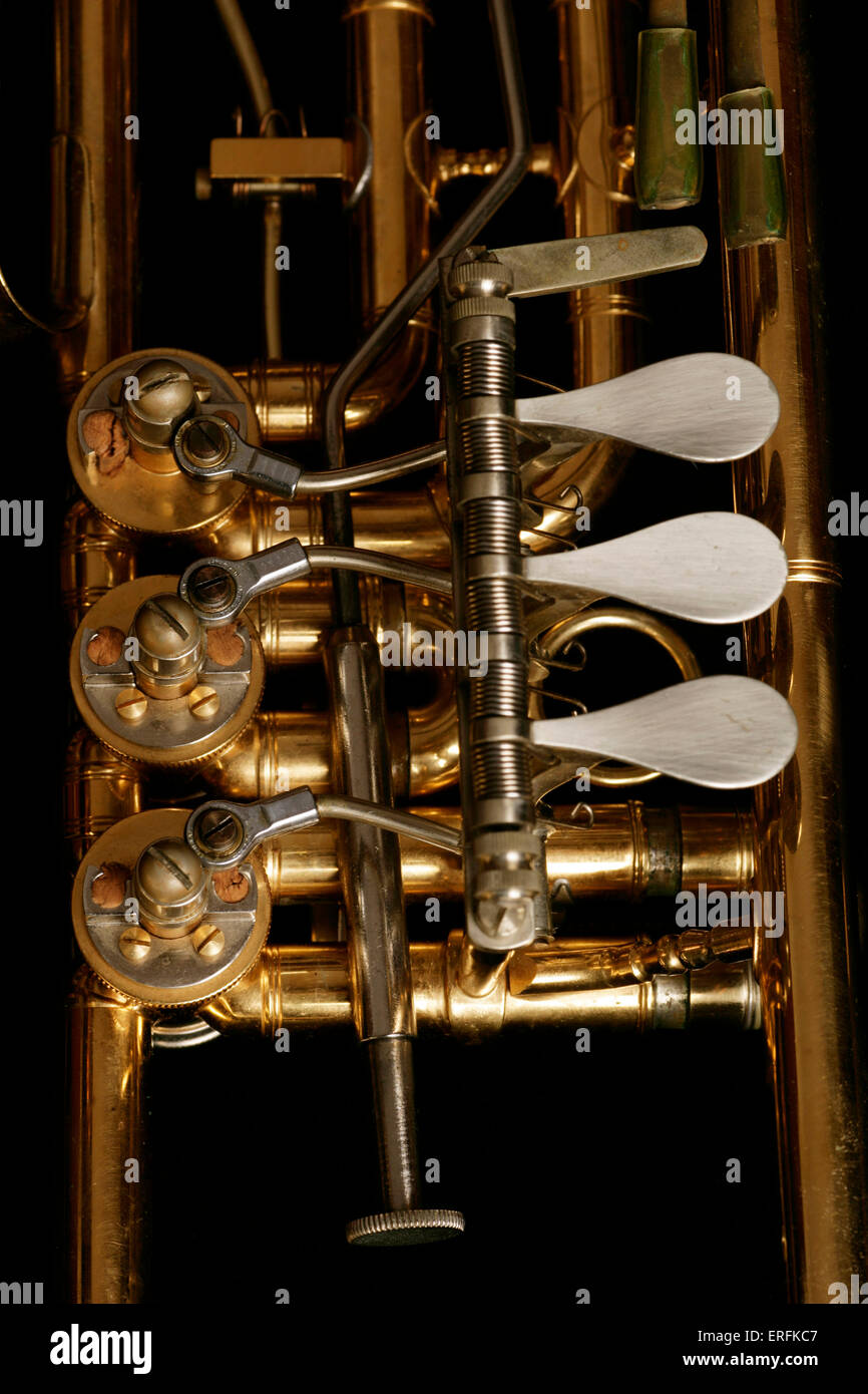 Brass instrument clearance with valves