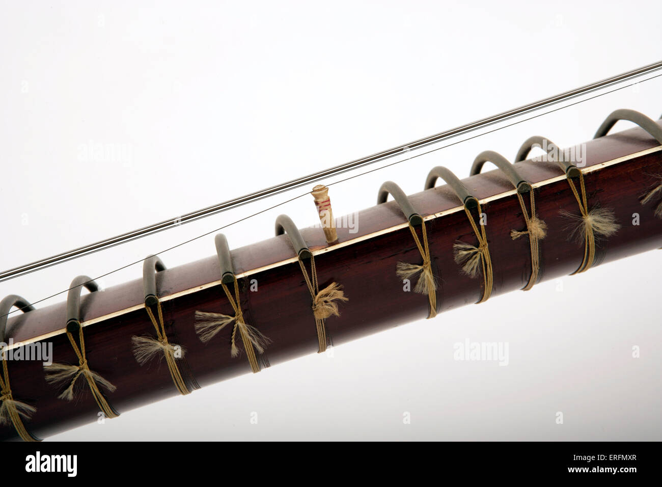 Sitar - Indian stringed instrument Stock Photo