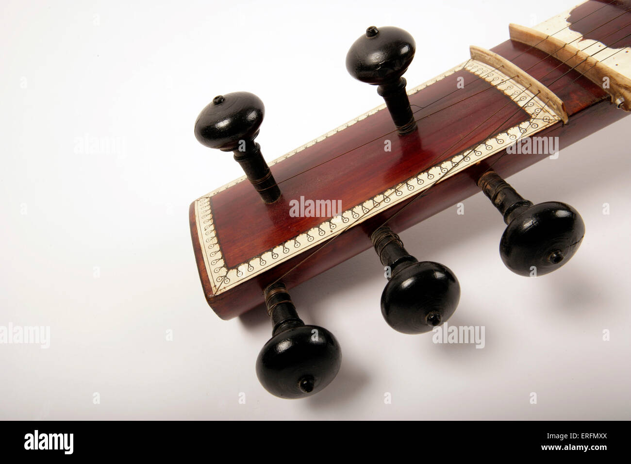 Sitar Indian stringed instrument Stock Photo Alamy