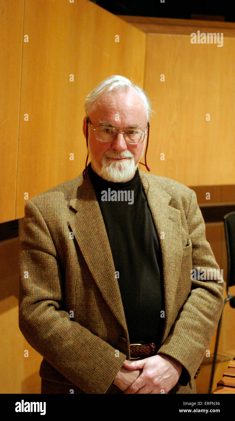 John McCabe - portrait of the composer and pianist. Stock Photo