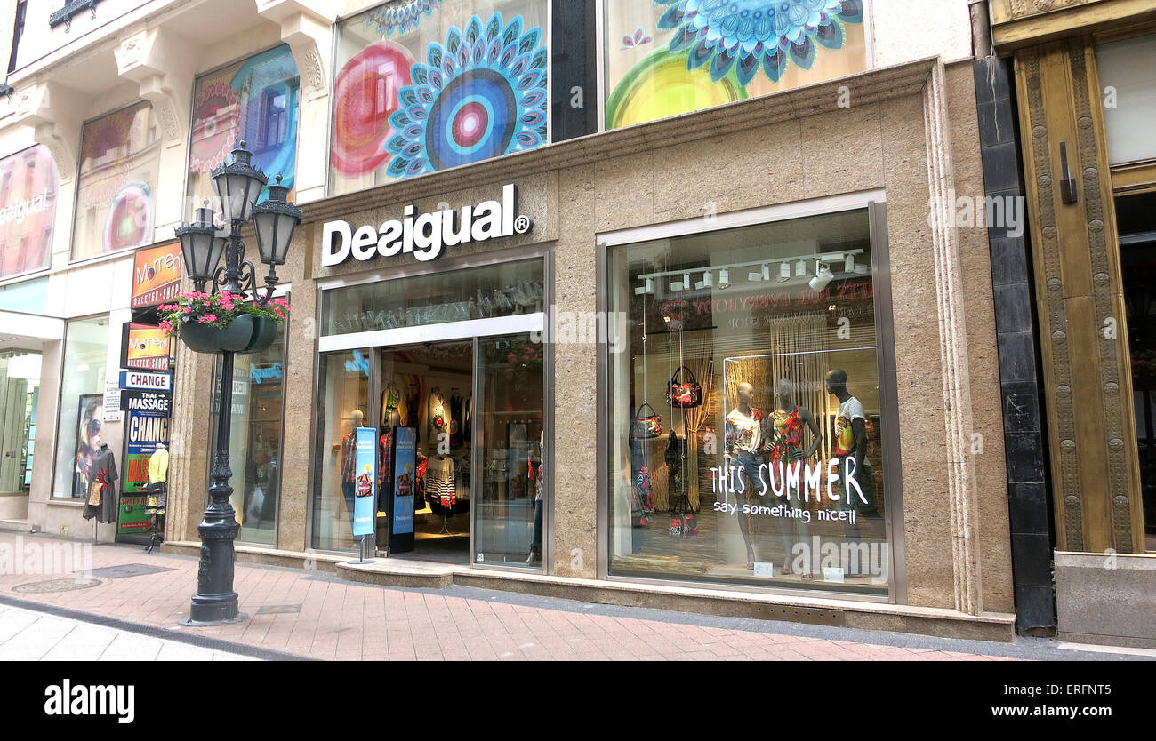 Desigual boutique Budapest Hungary Stock Photo - Alamy