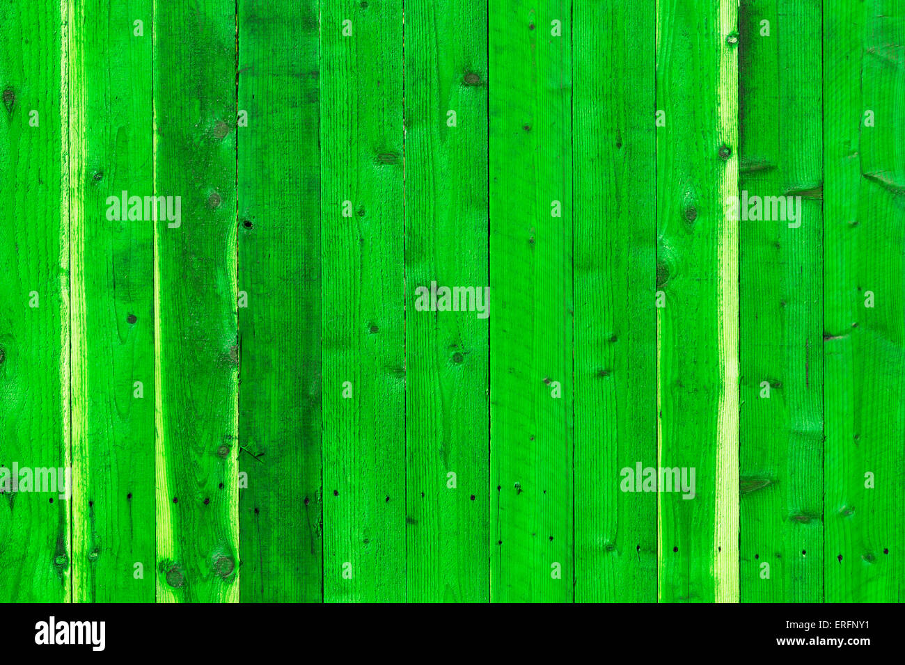 green wooden fence as a background Stock Photo - Alamy