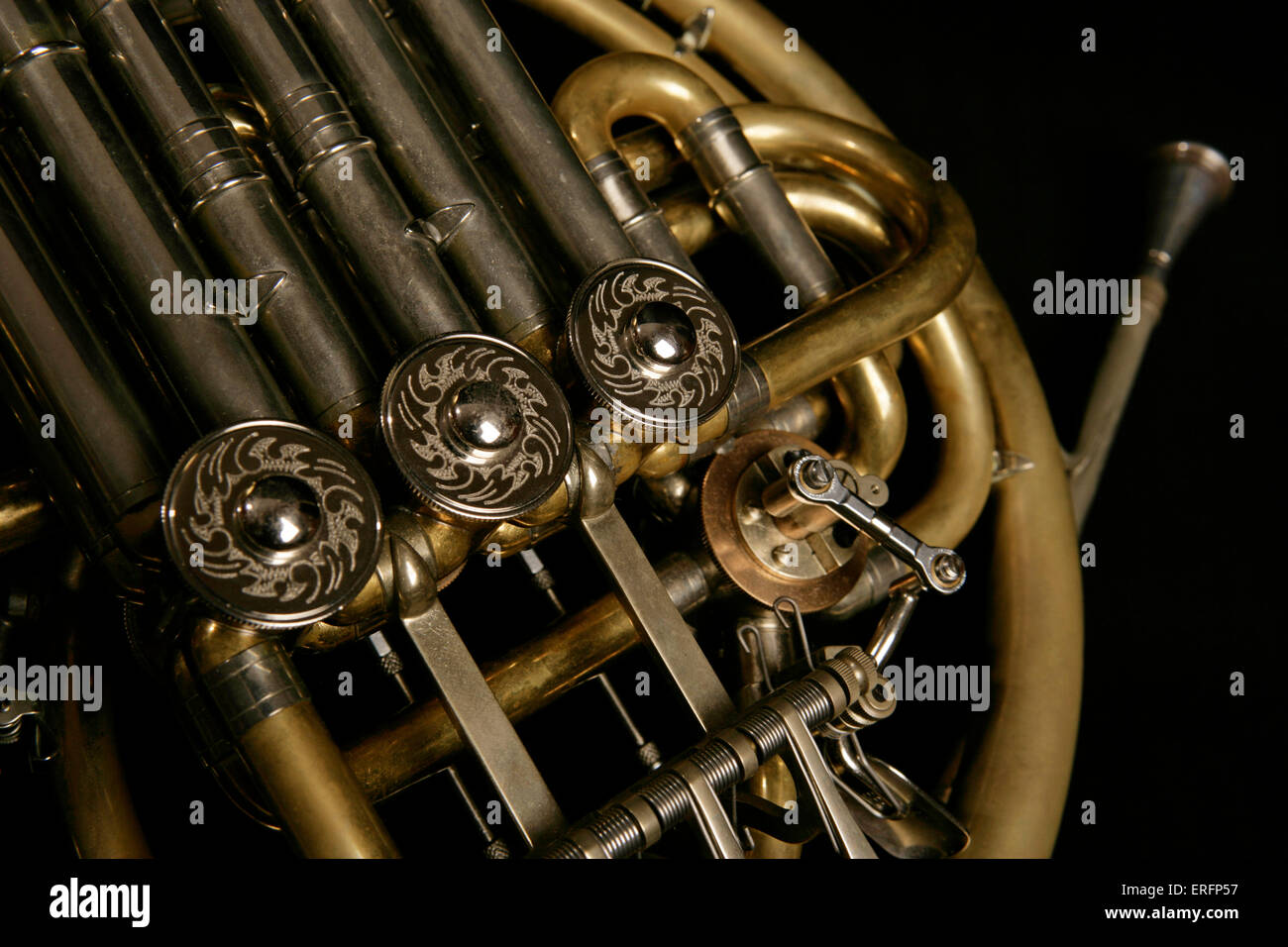 French Horn made by Alexander, (unlaquered instrument), with Rotary