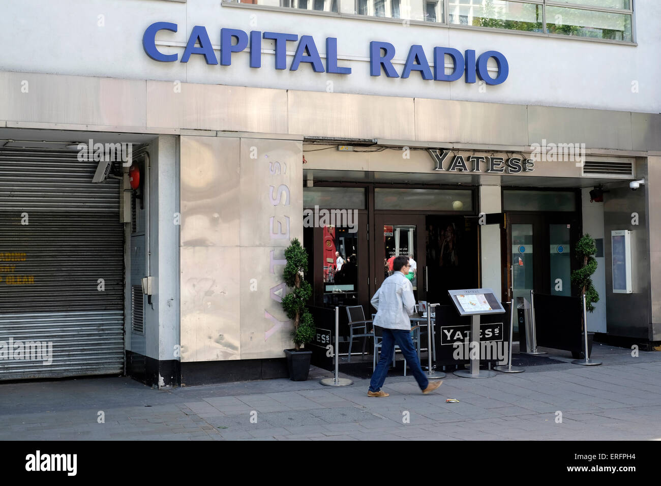 At Global Radio In Leicester Square High Resolution Stock ...