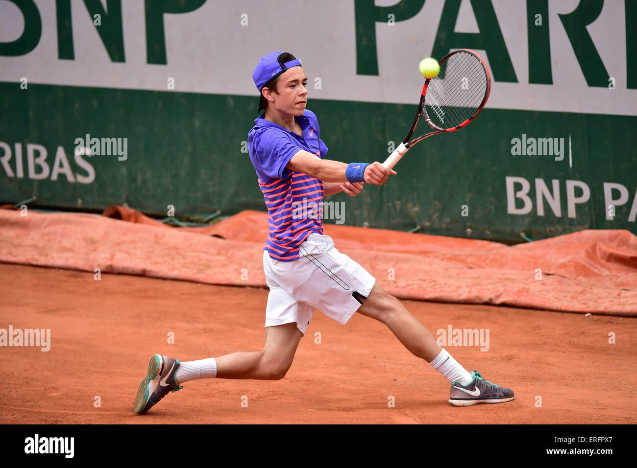 Quentin FOLLIOT - 31.05.2015 - Jour 8 - Roland Garros 2015 .Photo : Dave  Winter/Icon Sport Stock Photo - Alamy