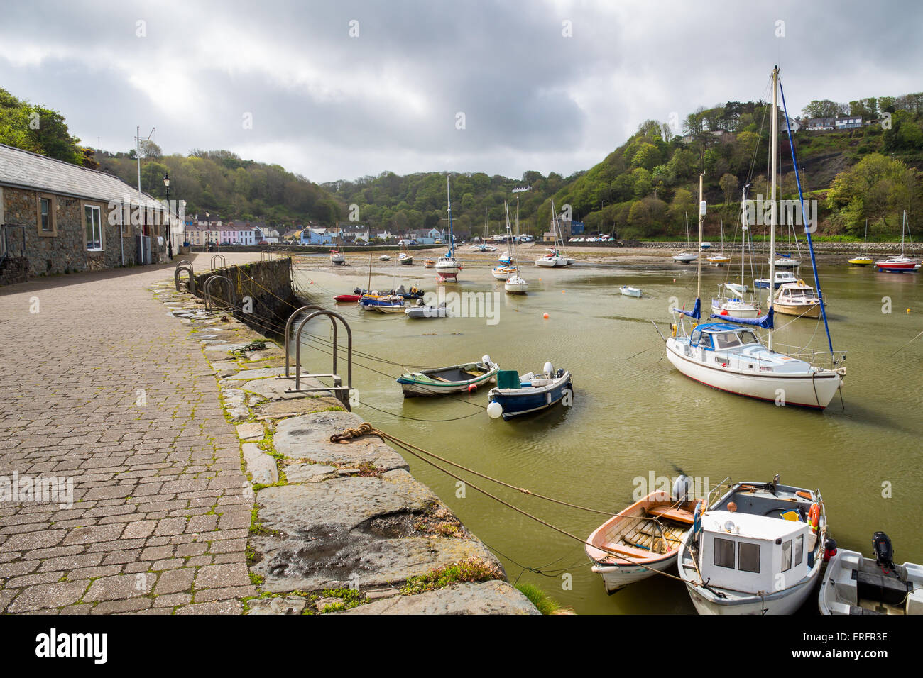 Fishguard a coastal town in Pembrokeshire, south west Wales UK Europe Stock Photo