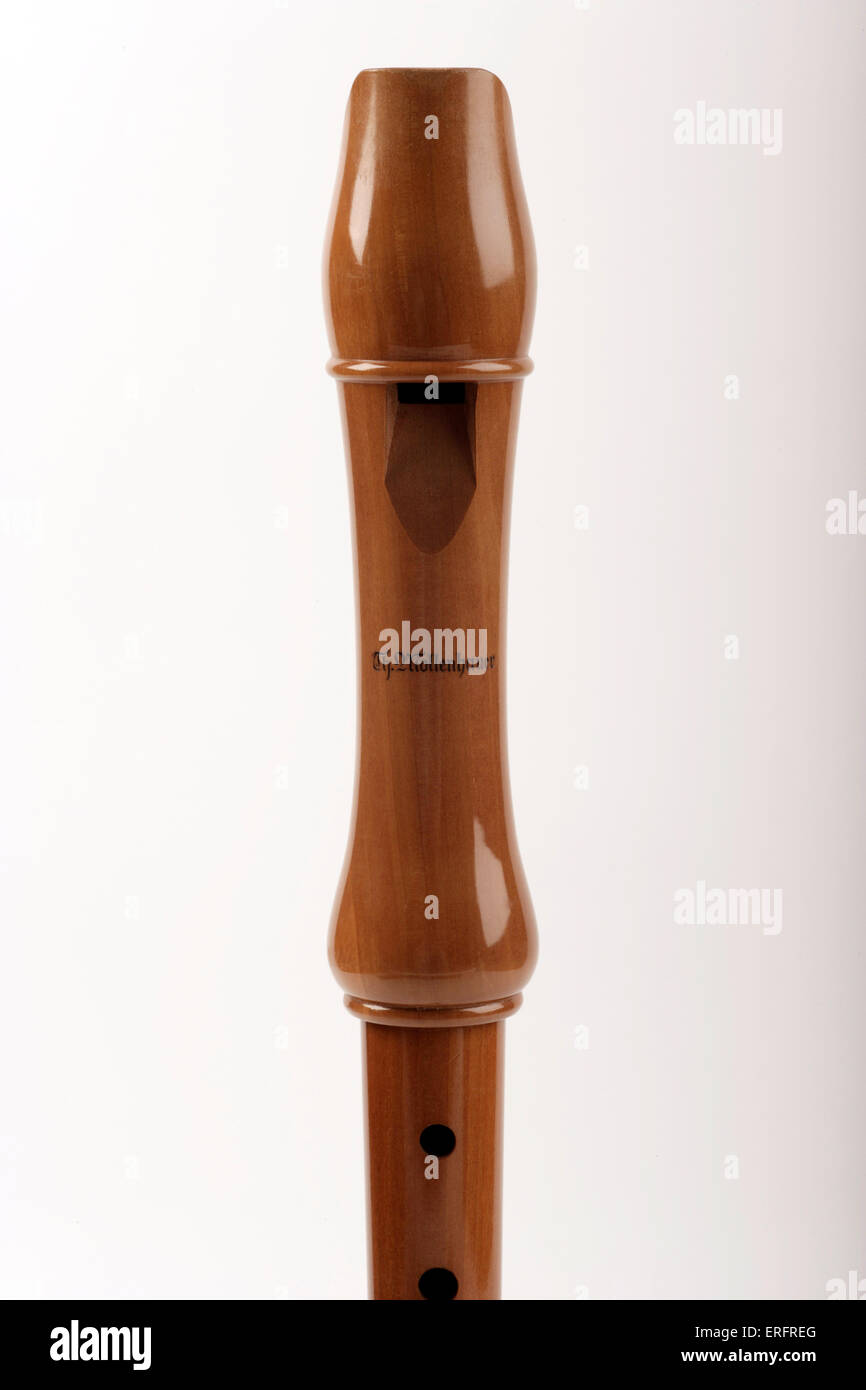 Wooden Alto or Treble recorder made by Thomas Mollenhauer (Germany