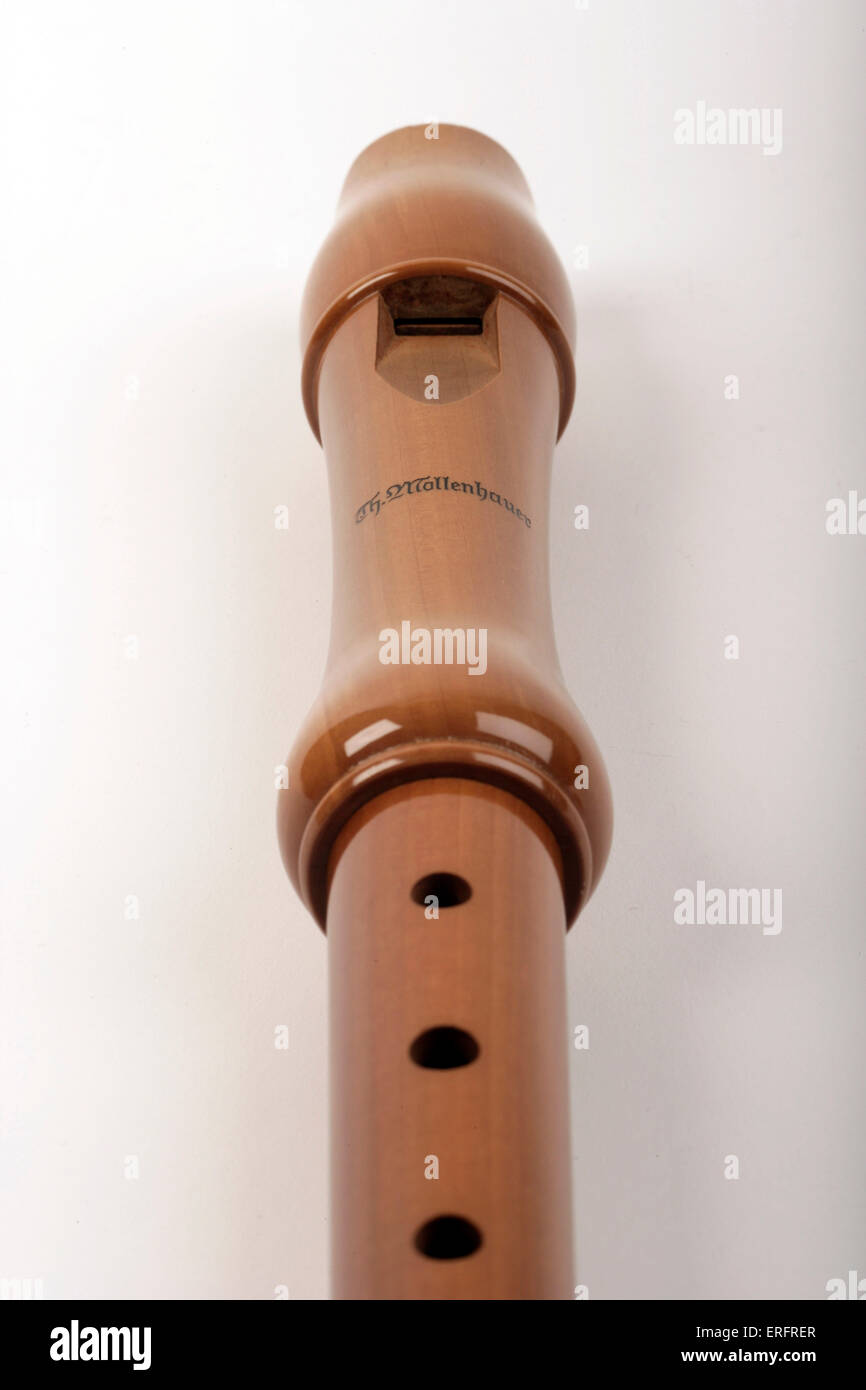 Alto or Treble recorder made by Thomas Mollenhauer (Germany Stock