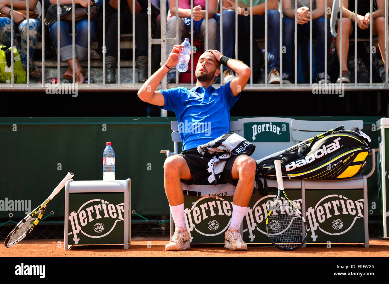 Benoit PAIRE - 27.05.2015 - Jour 4 - Roland Garros 2015.Photo : Dave Winter/Icon Sport Stock Photo