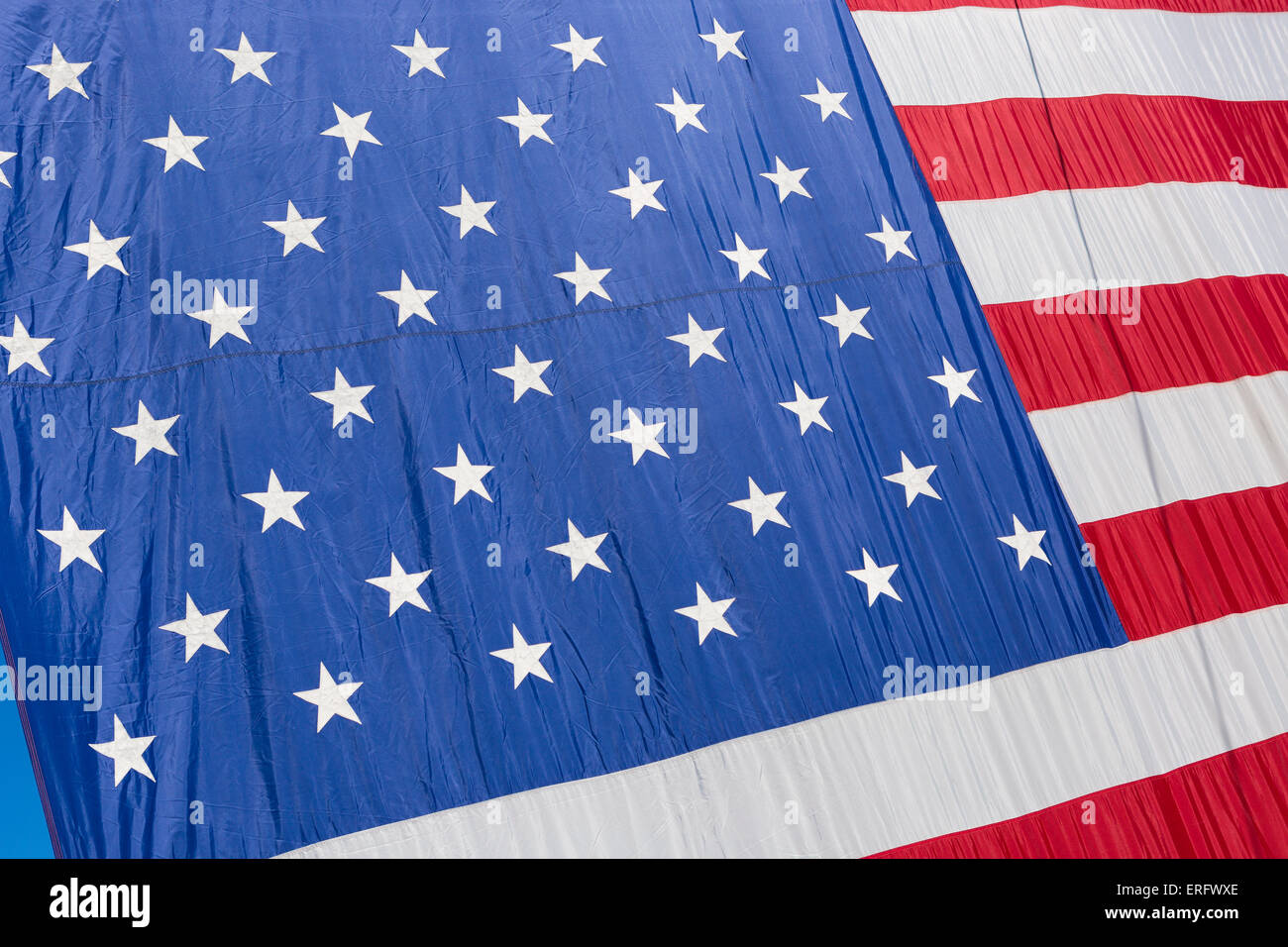 WASHINGTON, DC, USA - American flag on display. Stock Photo