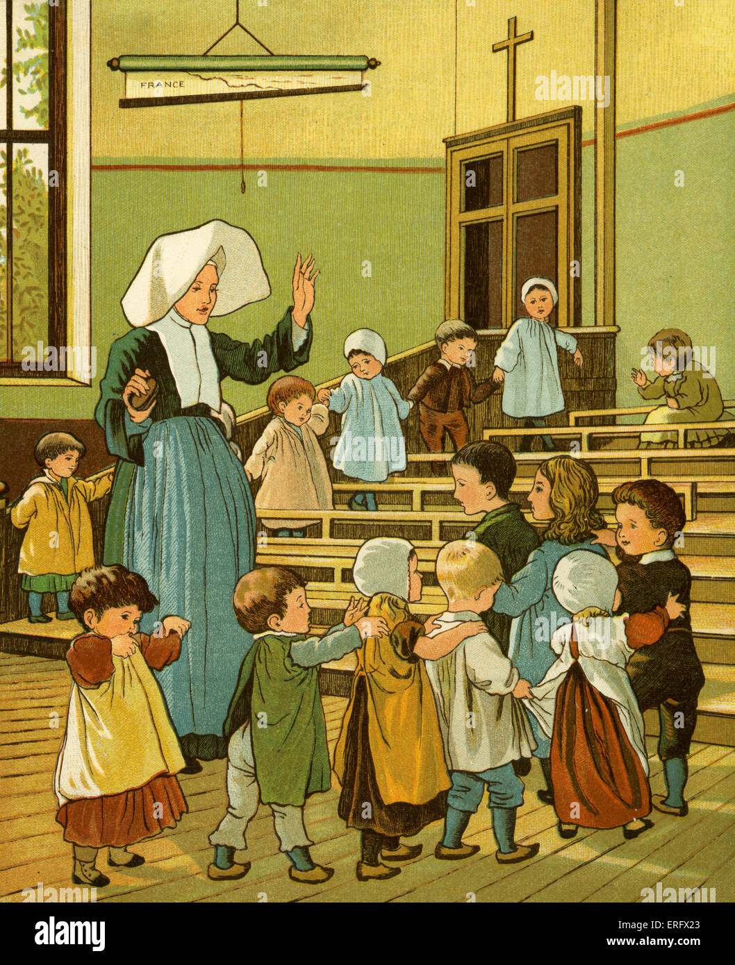 Late 19th century nursery High Resolution Stock Photography and Images ...