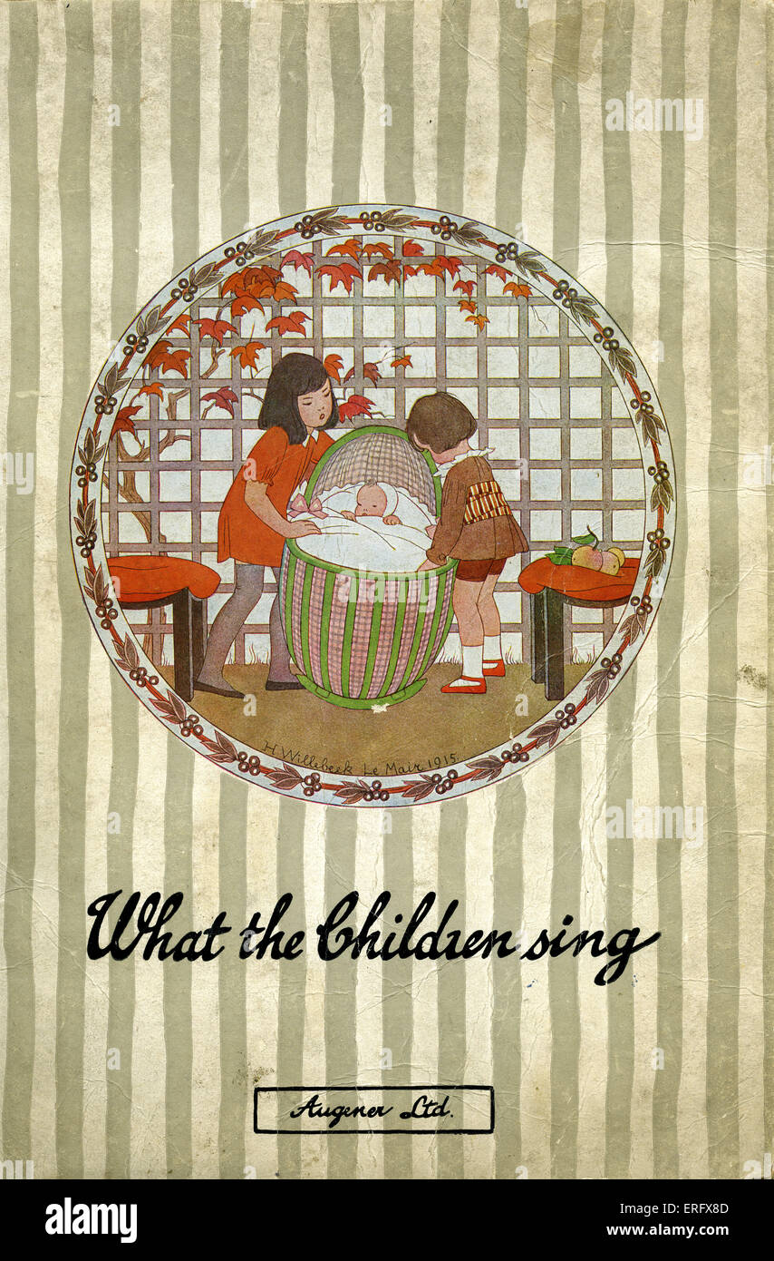 What the Children Sing, book of scores for nursery rhymes harmonised by