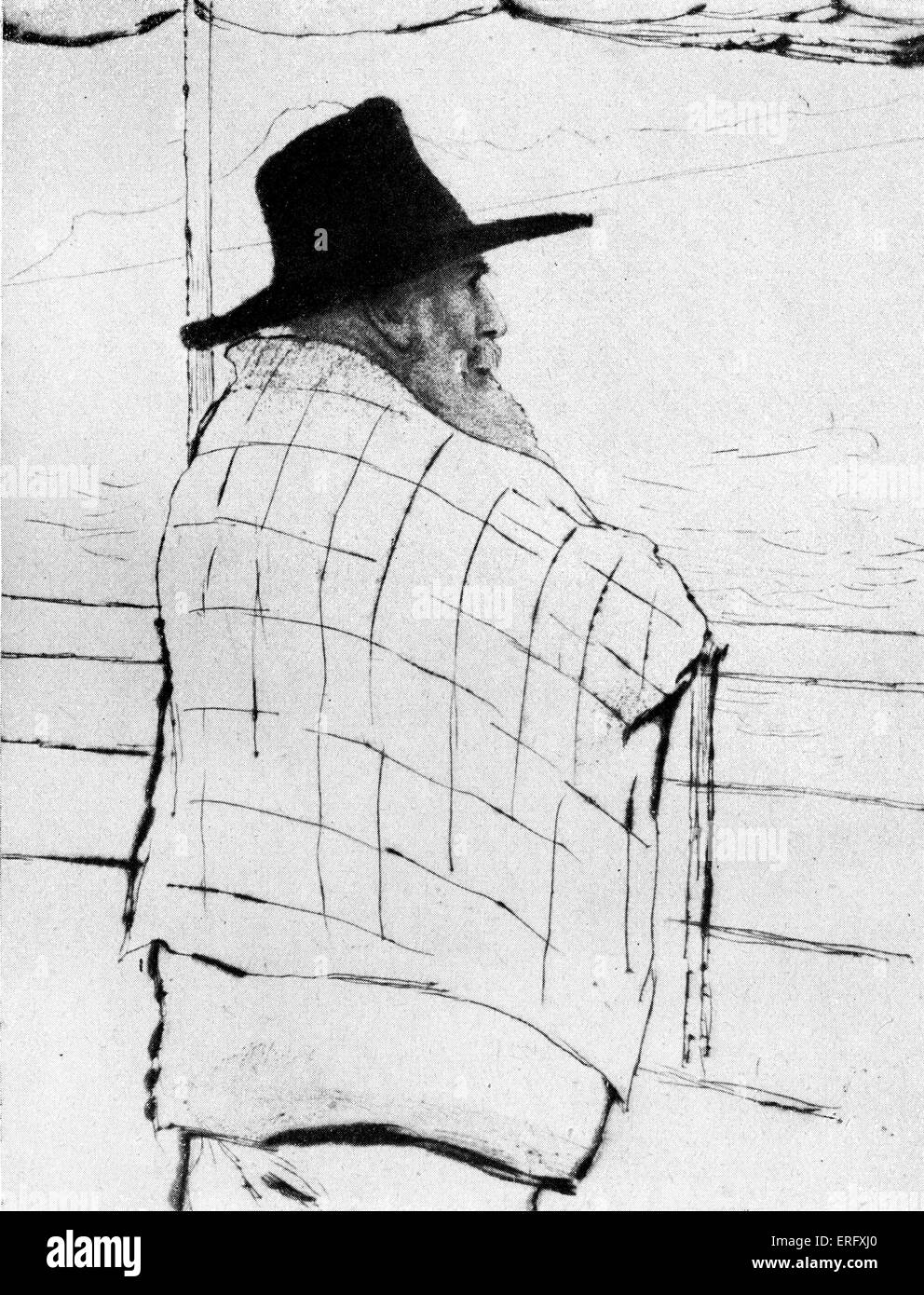 Ernst Haeckel. German biologist, naturalist, philosopher, physician, professor and artist,  16 February 1834 - 9 August 1919. Stock Photo