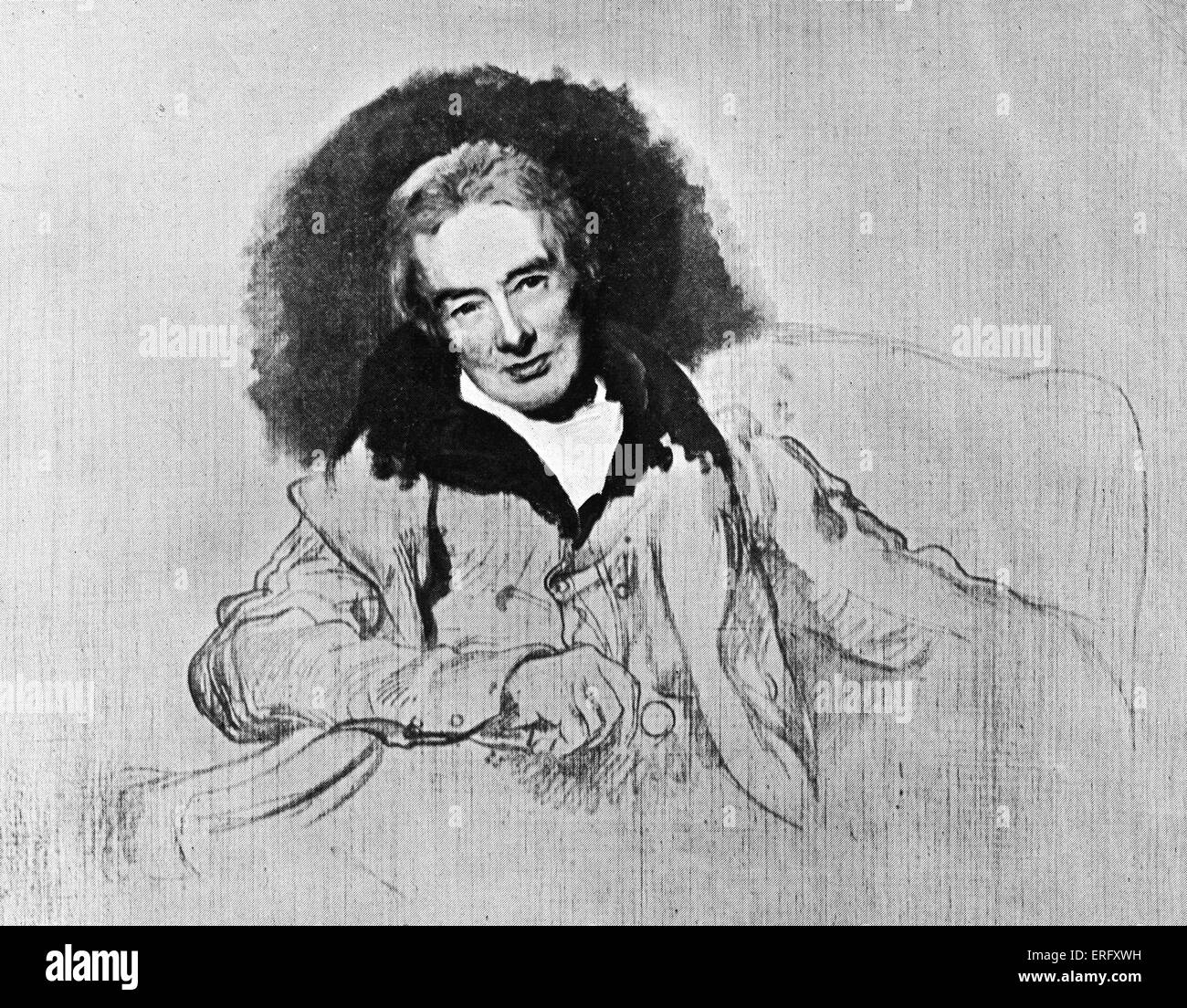 William Wilberforce portrait.   British politician, philanthropist, leader of the movement to abolish the slave trade . 24 Stock Photo