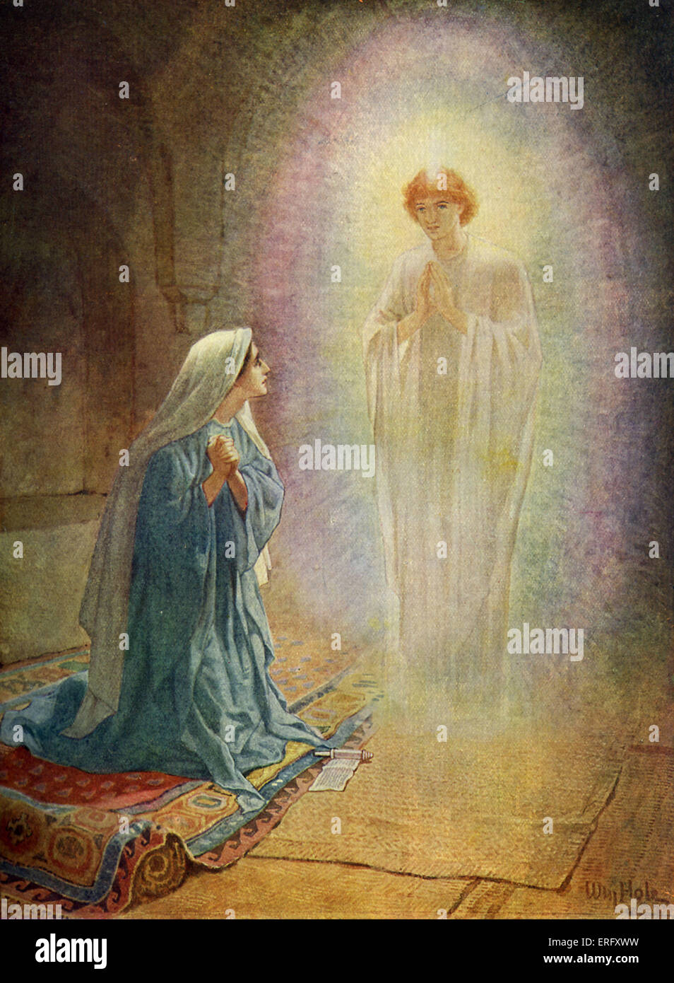 Mary and angel gabriel hires stock photography and images Alamy