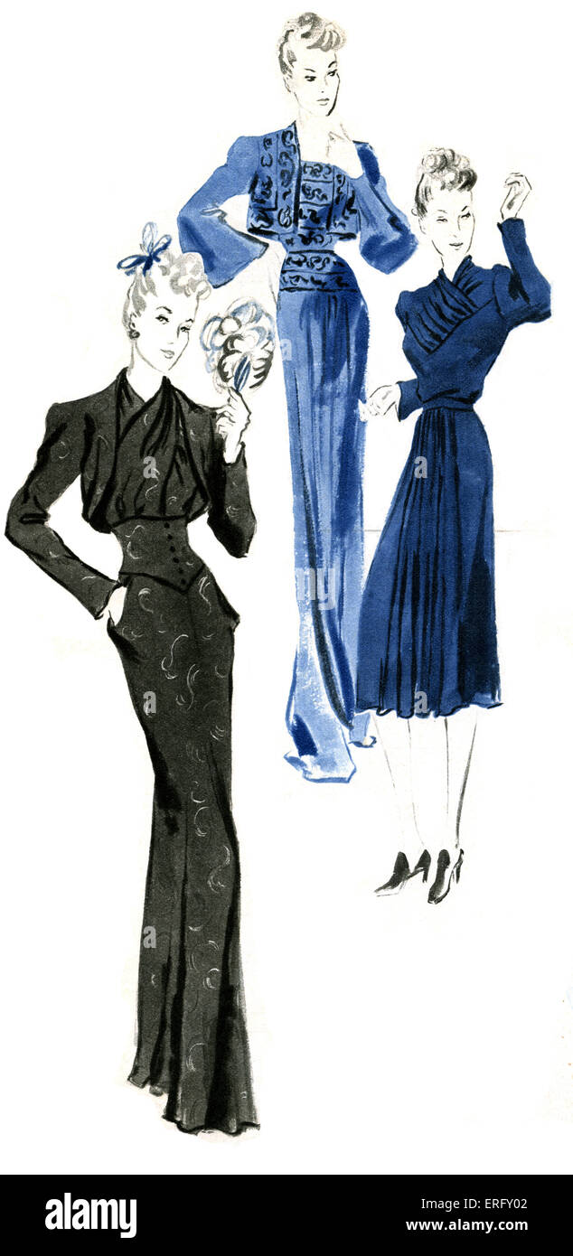 French fashion 1930s hi-res stock 