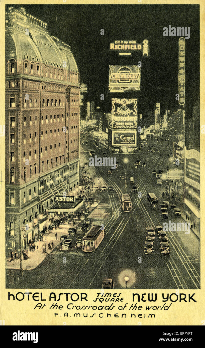 New york hotel astor hires stock photography and images Alamy