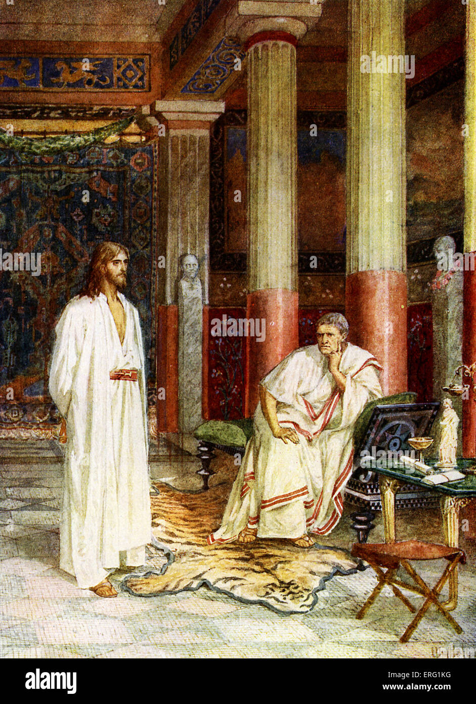 Pilate jesus hi-res stock photography and images - Alamy