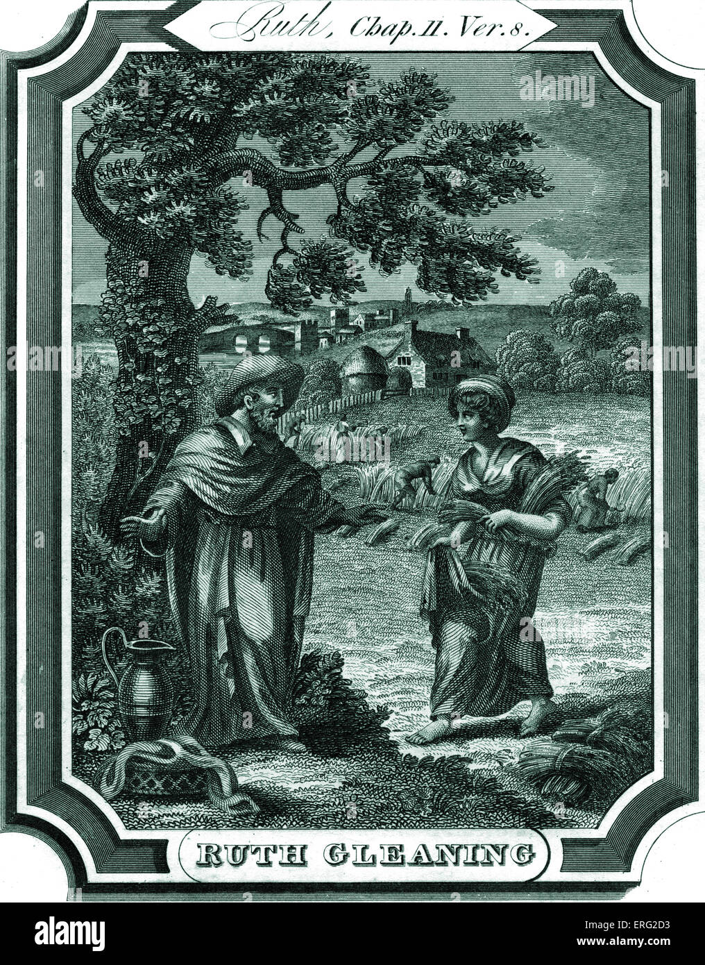 Ruth takes leftover crops from a field owned by Boaz, who will later ...