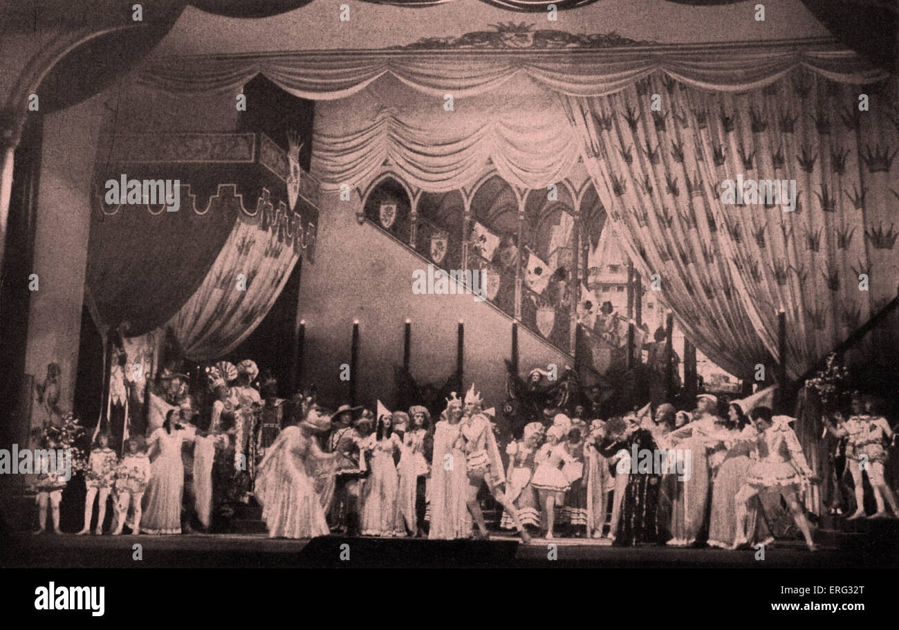 'Sleeping Beauty'.  Tchaikovsky 's ballet of 1889.  Opening night of Rudolf von Laban 's 1934 production at the Berlin State Stock Photo