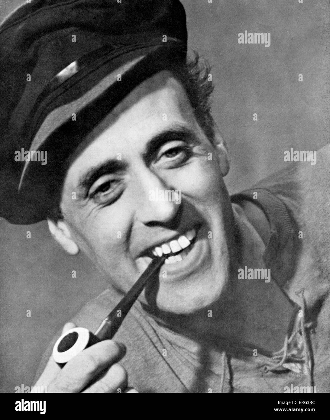 'The Gusher' by Ian Hay, with Alastair Sim as Peter Bogle, at the Princes Theatre, London, October 1937. AS, Scottish actor, 9 Stock Photo