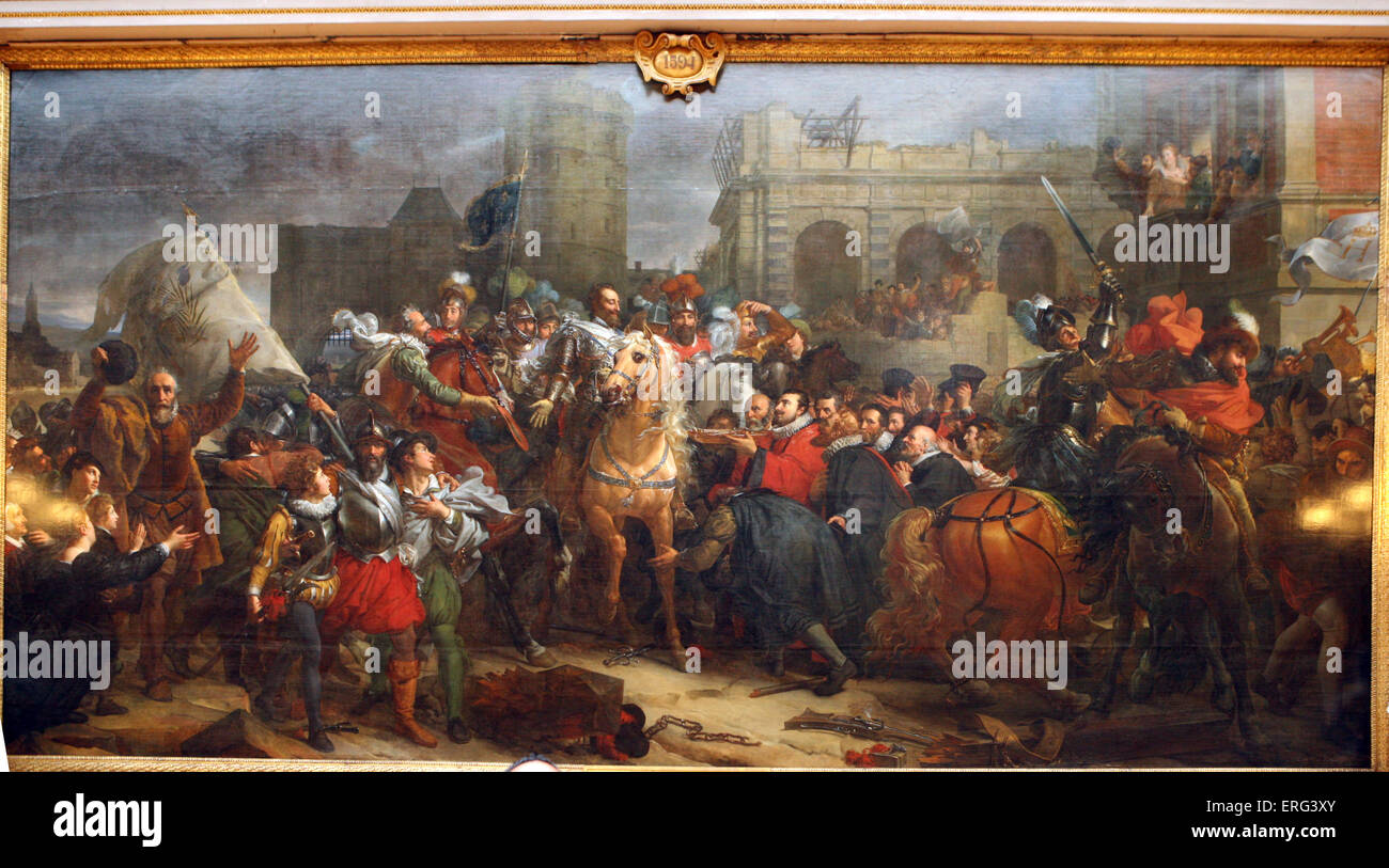Entree of Henri IV  a Paris  22 March 1594 Stock Photo