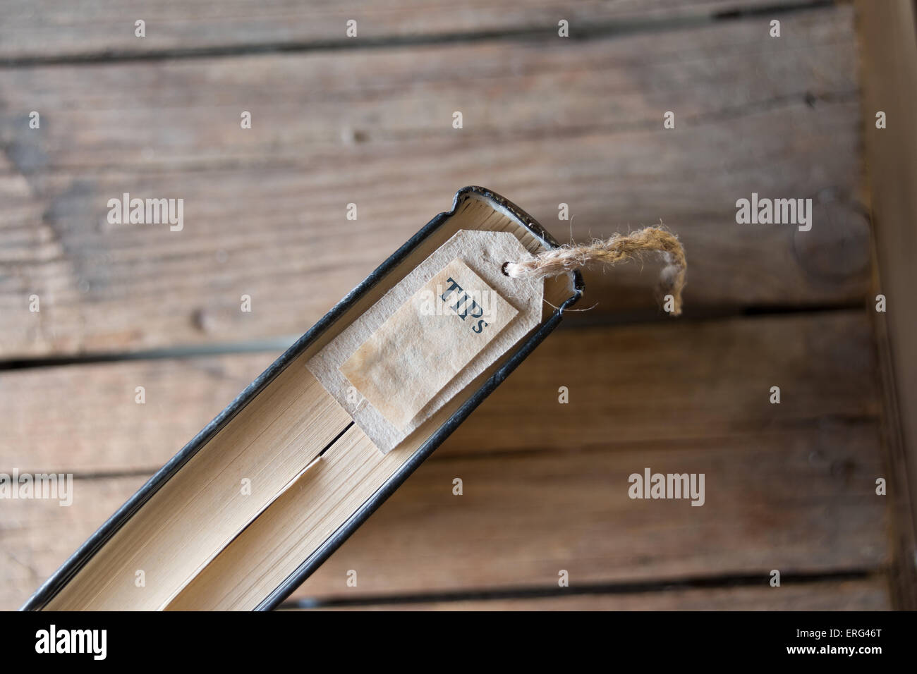 Wordtips Book Word Tips, book on the table and the inscription Stock Photo - Alamy