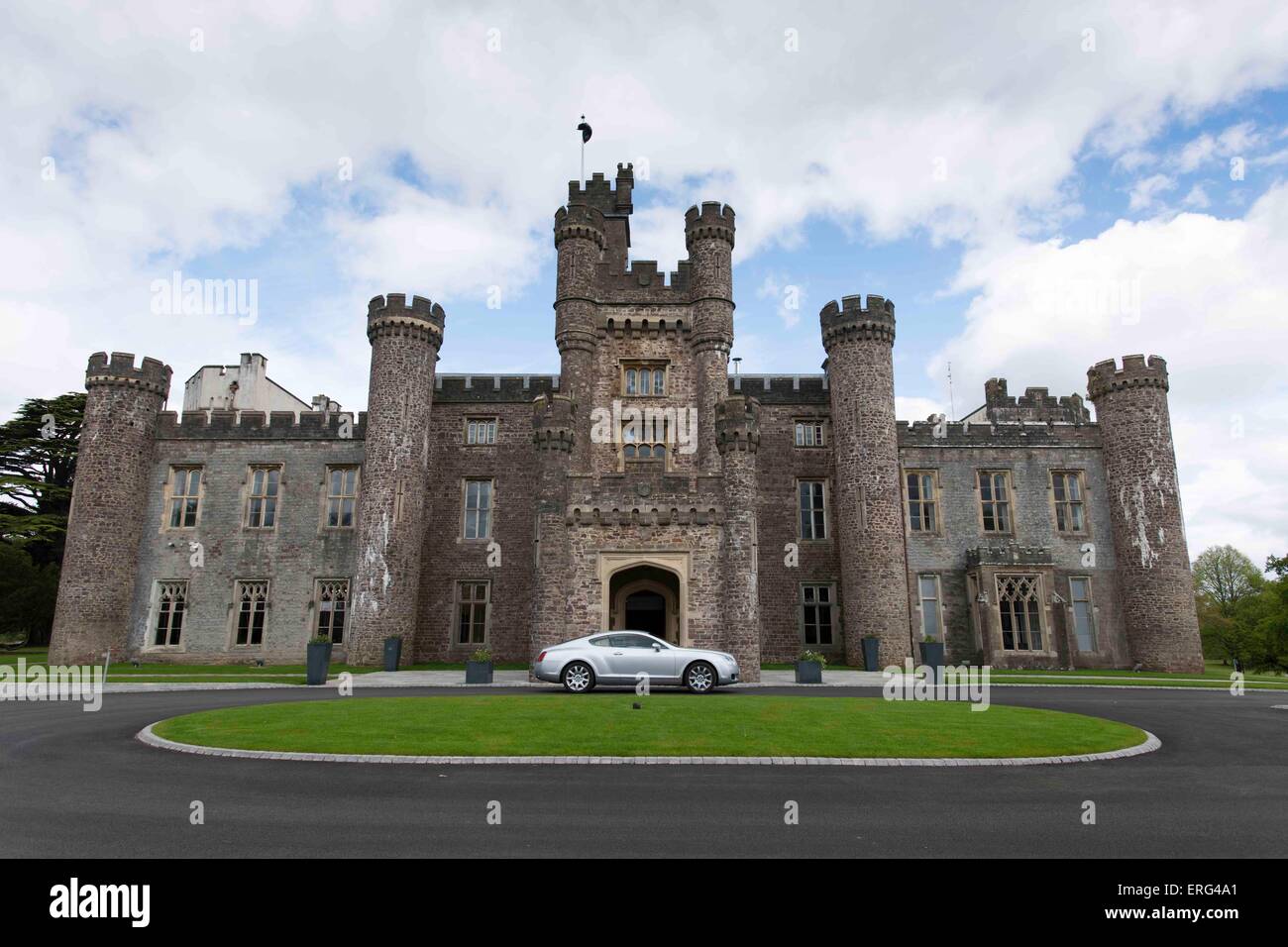 Hensol Castle at the Vale Resort, south Wales. Stock Photo